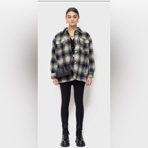 Ducie Lena Plaid Shacket